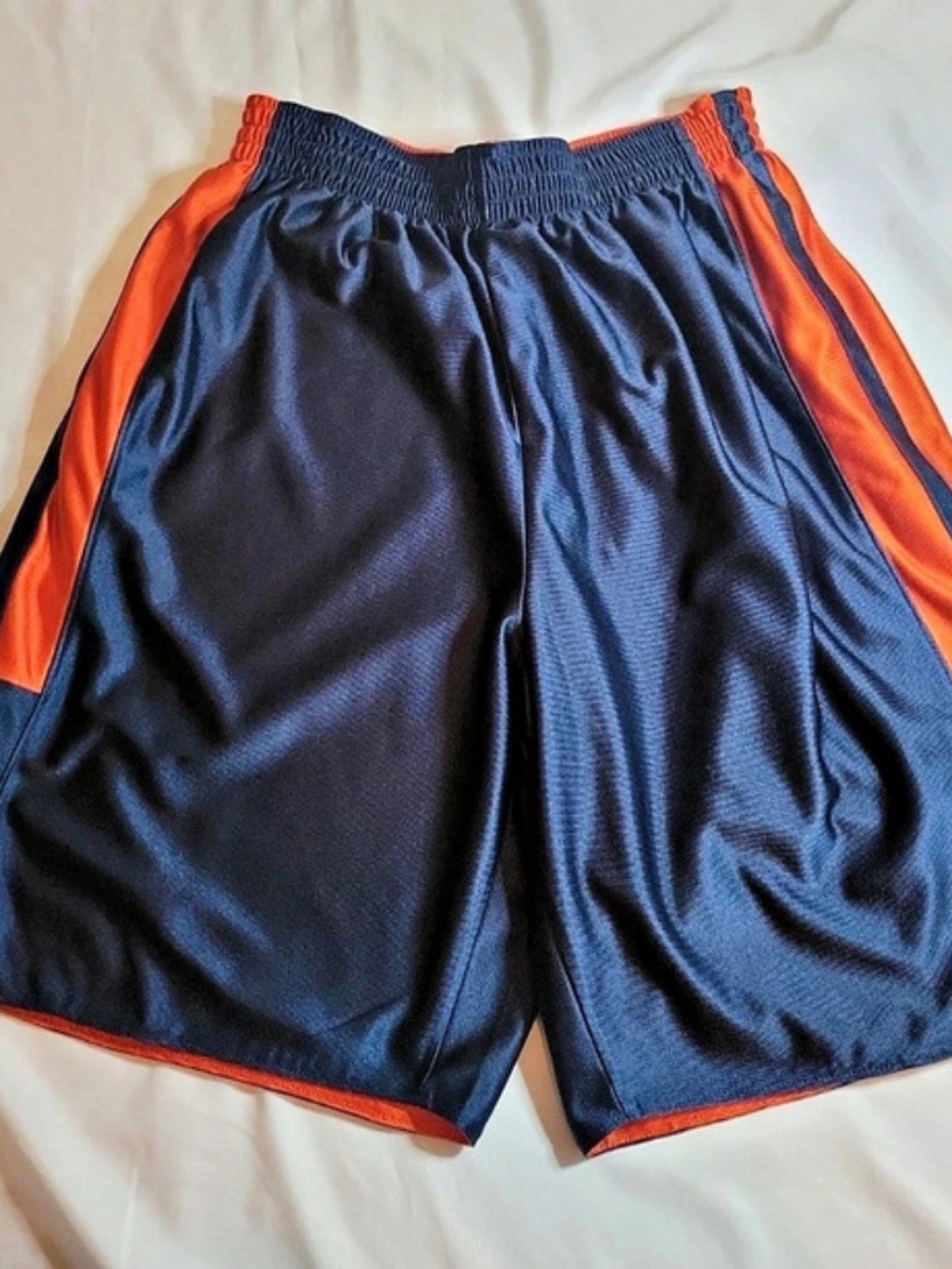 Nike Illinois Fighting Illini Basketball Shorts Blue & Orange Large